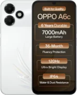 OPPO A6c (Feather White, 64 GB) (4 GB RAM)