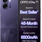 OPPO K14x 5G (Prism Violet, 64 GB) (4 GB RAM)
