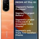 REDMI A7 Pro 5G (Sunset Orange, 128 GB) (4 GB RAM)