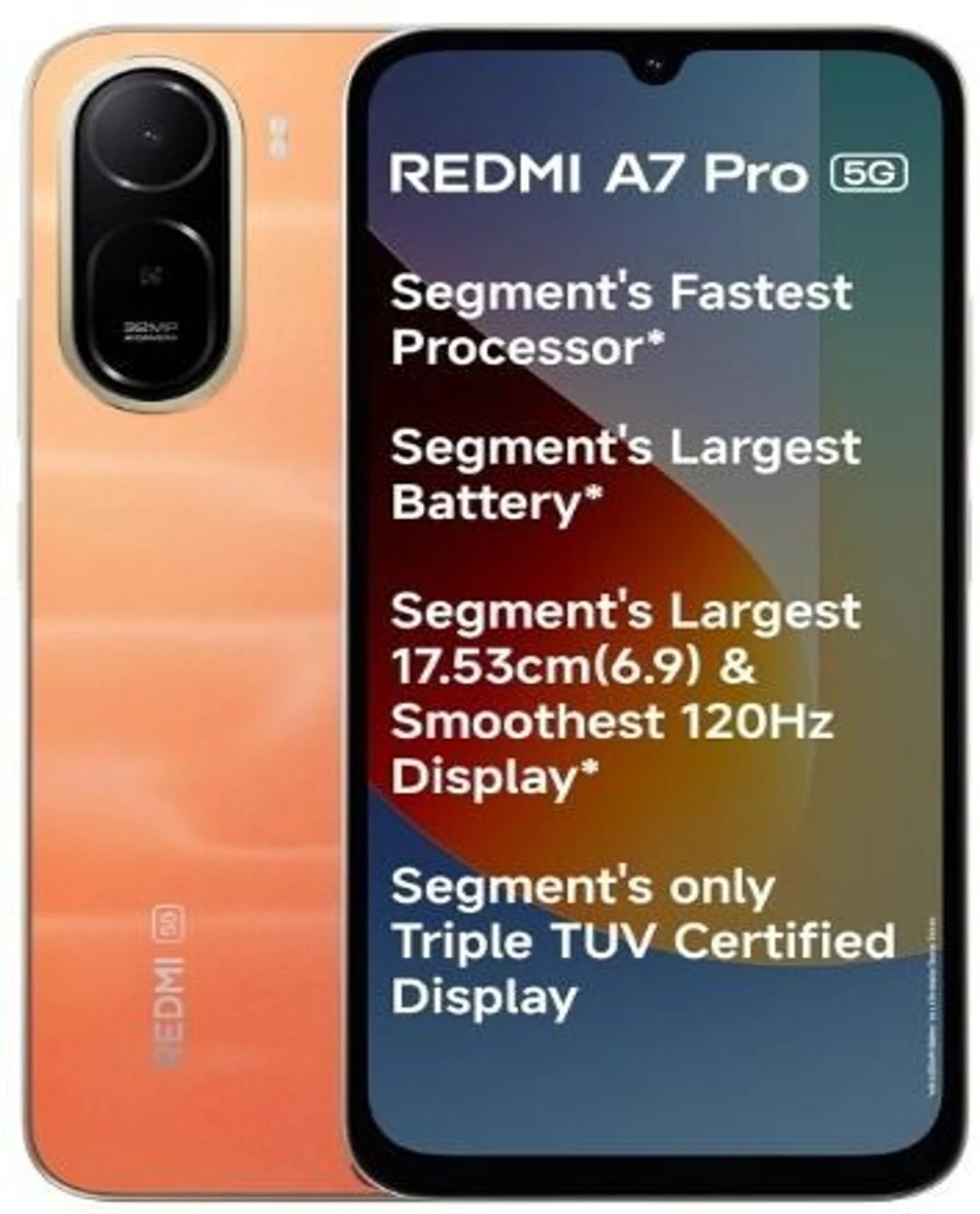 redmi_a7_pro_1240x1536 REDMI A7 Pro 5G (Sunset Orange, 128 GB) (4 GB RAM) - Image 1
