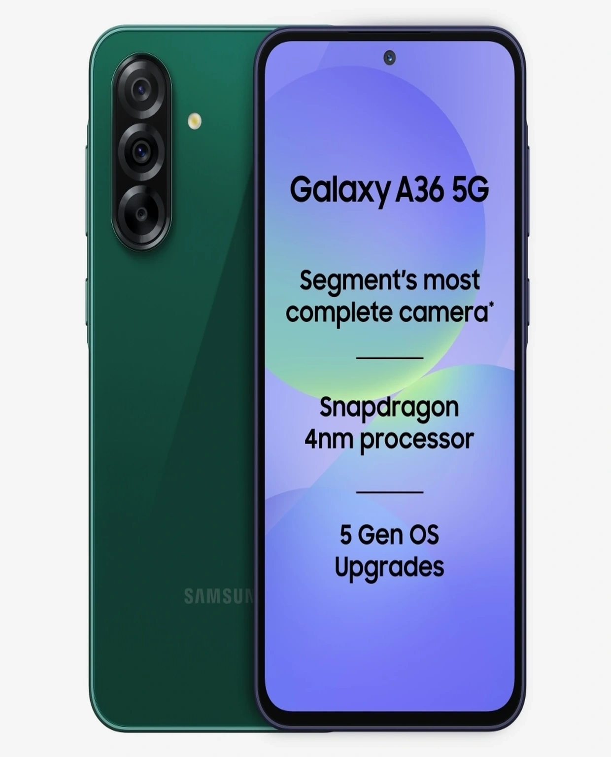 samsung_galaxy Samsung A36 5G (Dark Green, 128 GB) (8 GB RAM) - Image 1